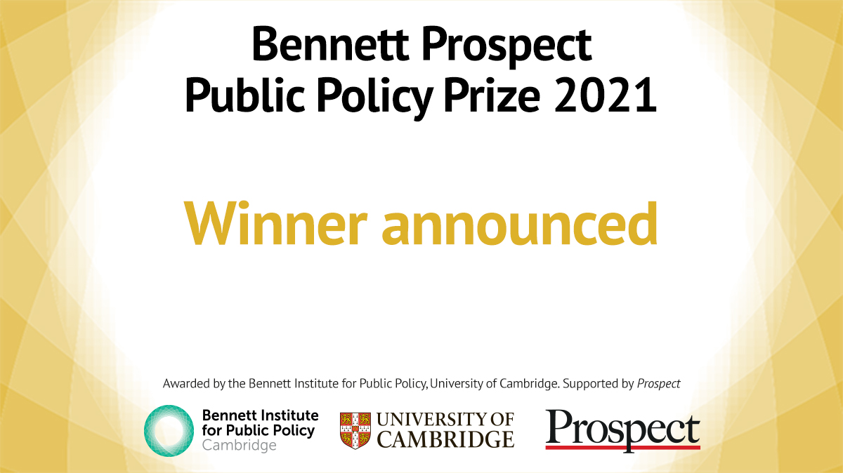 Bennett Prospect Prize winner announced